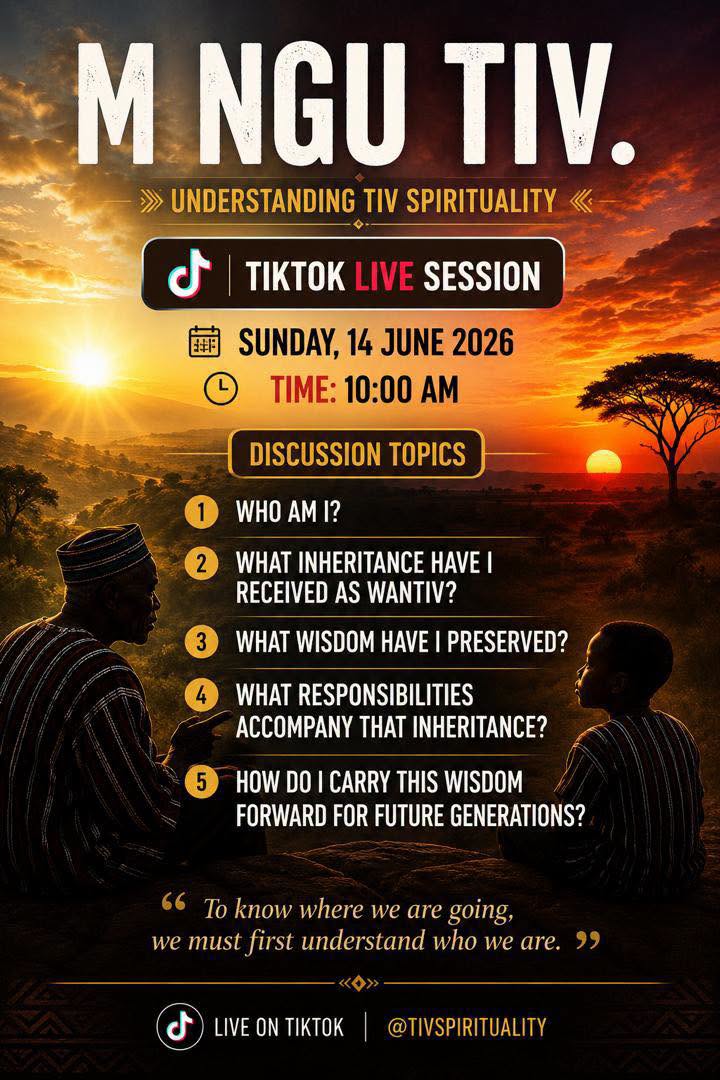 Poster: M Ngu Tiv – Understanding Tiv Spirituality, TikTok live session