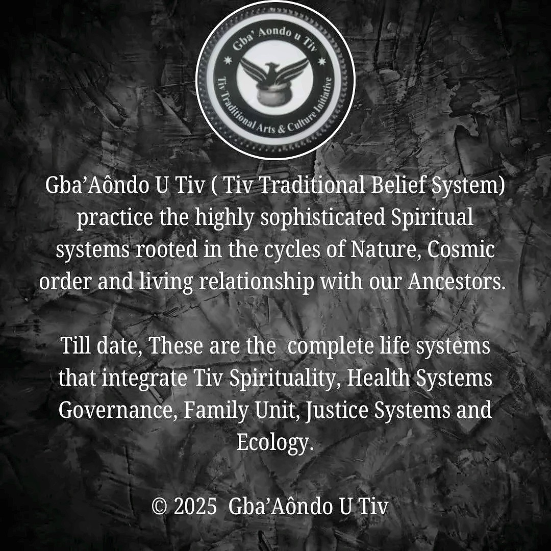 Gba’Aôndo U Tiv statement: complete life systems integrating spirituality, health, governance, family, justice and ecology